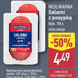 ALDI WĘDLINIARNIA Salami z posypką oferta
