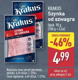 ALDI KRAKUS Szynka od szwagra oferta