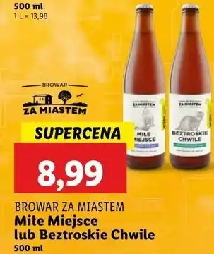 Lidl Piwo miłe miejsce Browar Za Miastem oferta