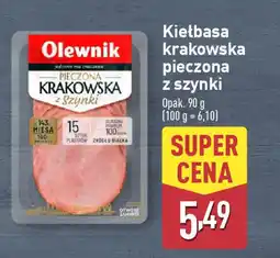 ALDI Olewnik Kiełbasa krakowska pieczona z szynki oferta