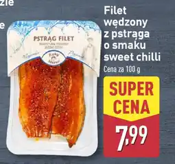 ALDI Filet wędzony z pstrąga o smaku sweet chilli oferta