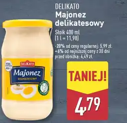 ALDI DELIKATO Majonez delikatesowy oferta