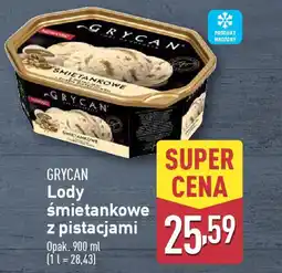 ALDI GRYCAN Lody śmietankowe z pistacjami oferta