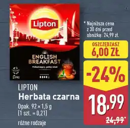 ALDI LIPTON Herbata czarna oferta