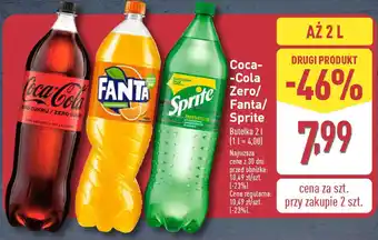 ALDI Coca-Cola Zero / Fanta / Sprite oferta