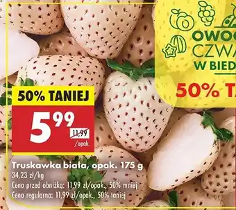 Biedronka Truskawki białe oferta