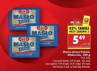 Biedronka Masło ekstra Mlekovita masło polskie oferta