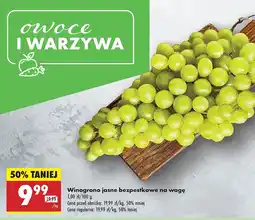 Biedronka Winogrona białe bezpestkowe oferta