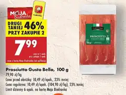 Biedronka Szynka prosciutto cotto Gustobello oferta