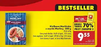 Biedronka Kiełbasa morlińska z szynki Morliny oferta