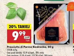 Biedronka Prosciutto Parma oferta