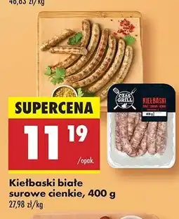 Biedronka Kiełbaski białe surowe Czas na grill oferta
