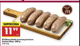 Biedronka Kiełbasa biała surowa Kraina mięs oferta