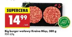 Biedronka Big burger wołowy Kraina mięs oferta