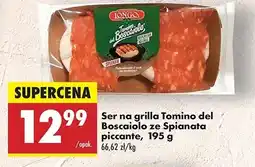 Biedronka Ser na grill tomino del boscaiolo ze speckiem Longo oferta