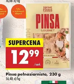 Biedronka Pinsa pełnoziarnista 33 fine foods oferta