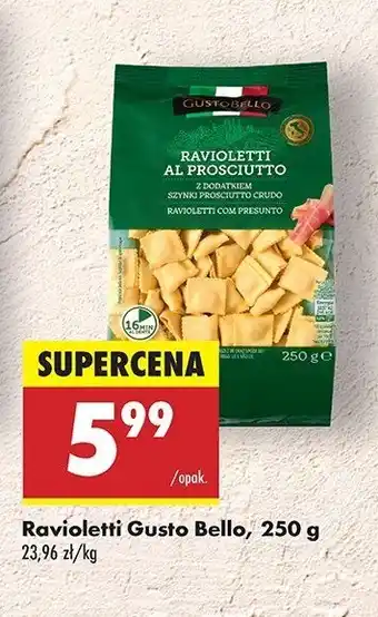 Biedronka Ravioletti al prosciutto Gustobello oferta