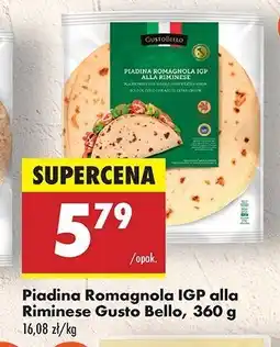 Biedronka Piadina romagnola igp alla riminese Gustobello oferta