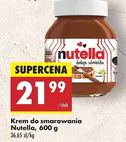 Biedronka Krem czekoladowo-orzechowy Nutella oferta