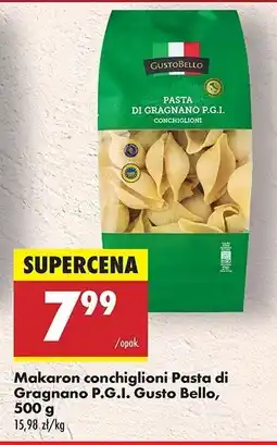 Biedronka Makaron conchiglioni Gustobello oferta