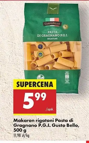 Biedronka Makaron di gragnano pgi Gustobello oferta