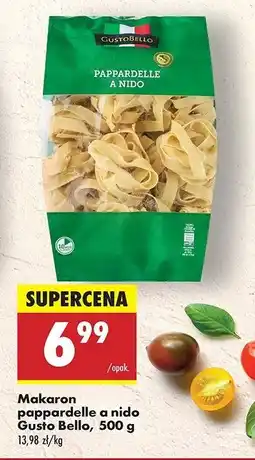 Biedronka Makaron pappardelle a nido Gustobello oferta