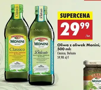 Biedronka Oliwa z oliwek extra vergine Monini delicato oferta