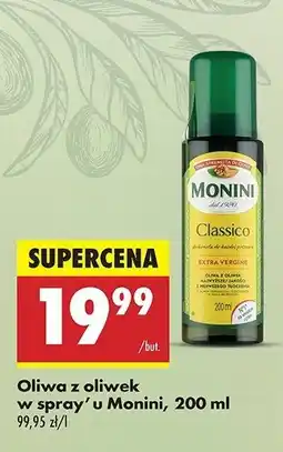 Biedronka Oliwa z oliwek extra virgine spray Monini classico oferta