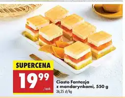 Biedronka Ciasto fantazja z mandarynkami oferta