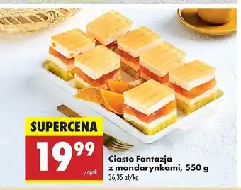 Biedronka Ciasto fantazja z mandarynkami oferta