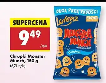 Biedronka Chrupki original Lorenz monster munch oferta