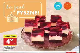 Biedronka Sernik na zimno z galaretka oferta