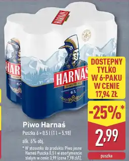 ALDI Piwo Harnaś oferta