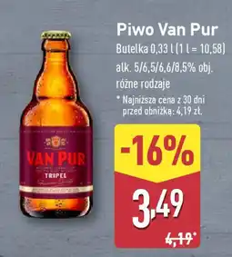 ALDI Piwo Van Pur oferta