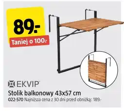 Jula Stolik balkonowy Ekvip oferta
