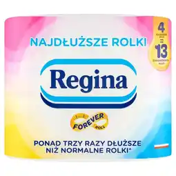 Selgros Regina Papier toaletowy najdłuższe rolki 4 rolki oferta