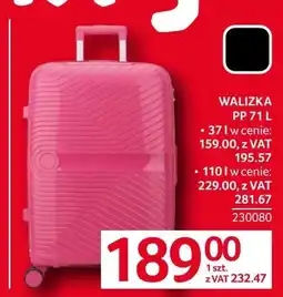 Selgros Walizka oferta