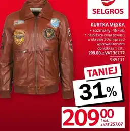 Selgros Kurtka męska Selgros oferta