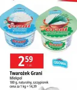 E.Leclerc Twarożek bydgoski ze szczypiorkiem Mlekpol Osowa Grani oferta