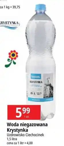 E.Leclerc Woda niegazowana Krystynka oferta