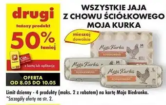 Biedronka Jaja kl. l Moja Kurka oferta
