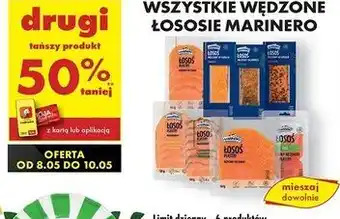 Biedronka Łosoś z pieprzem + sos musztardowo-miodowy Marinero oferta