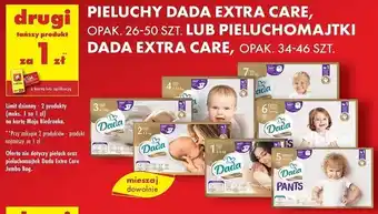 Biedronka Pieluchy 7 Dada Extra Care oferta