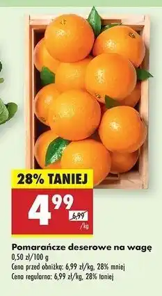 Biedronka Pomarańcze deserowe oferta