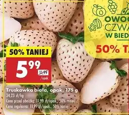 Biedronka Truskawki białe oferta