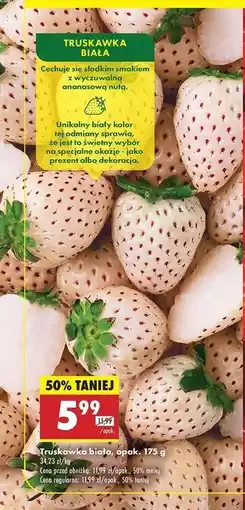 Biedronka Truskawki białe oferta