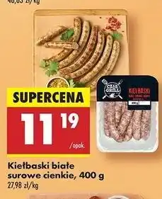 Biedronka Kiełbaski białe surowe Czas Na Grill oferta