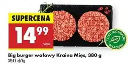 Biedronka Big burger wołowy Kraina Mięs oferta