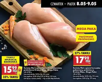 Biedronka Filet z piersi kurczaka Kraina Mięs oferta