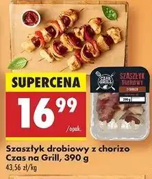Biedronka Szaszłyk drobiowy z chorizo Czas Na Grill oferta